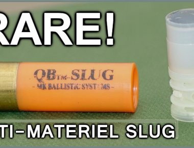 Βίντεο: Αυτά είναι τα σπάνια «QB-SLUGS» αντί-υλικού μονόβολα για σώματα ασφαλείας!